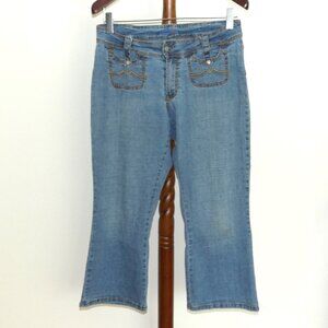 Apollo Jeans bootcut stretch denim ankle/crop jeans